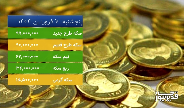 قیمت نیم سکه امروز ، 3.333 درصد افزایش داشت