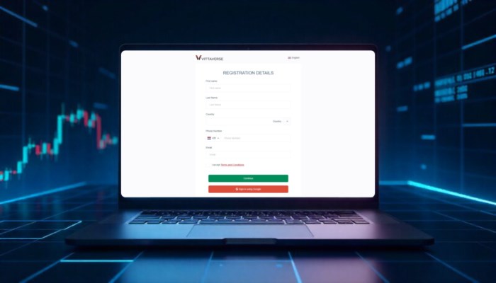 مراحل احراز هویت در بروکر ویتاورس