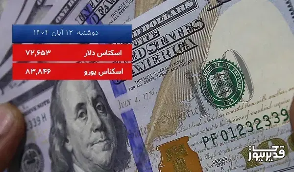 قیمت یورو (مرکز مبادلات ارزی) امروز دوشنبه  12 آبان 1404، 0.526 درصد کاهش داشت