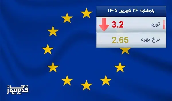 کاهش -3.03 درصدی تورم در اتحادیه اروپا