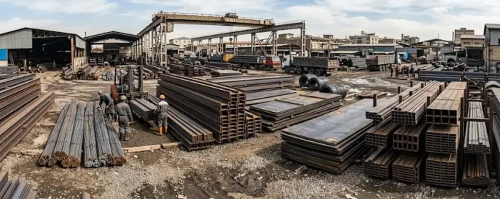 نمایی از بازار آهن آلات