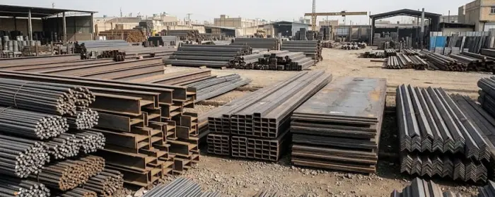 نمایی از بازار آهن آلات