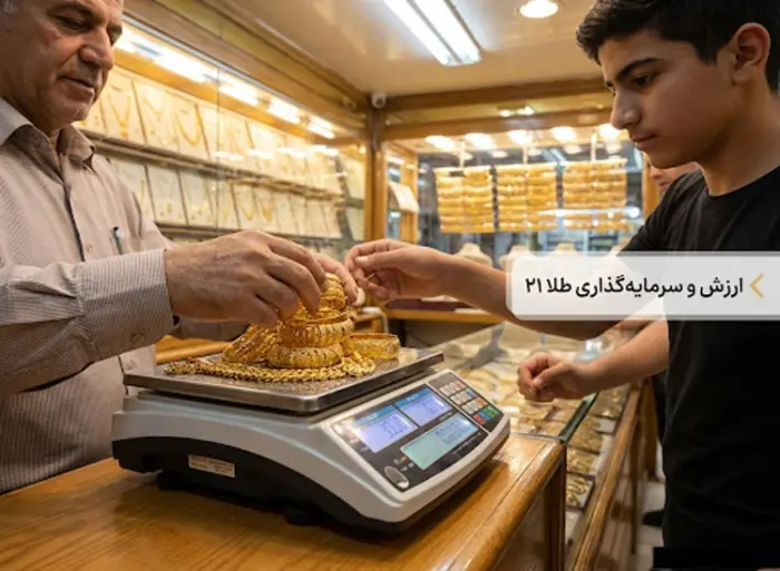 ارزش و سرمایه گذاری طلا ۲۱