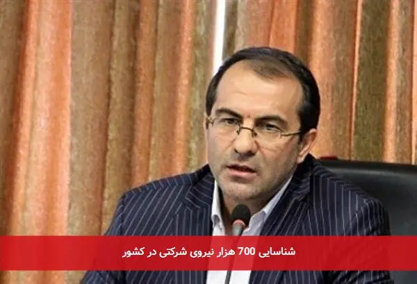 شناسایی 700 هزار نیروی شرکتی در کشور