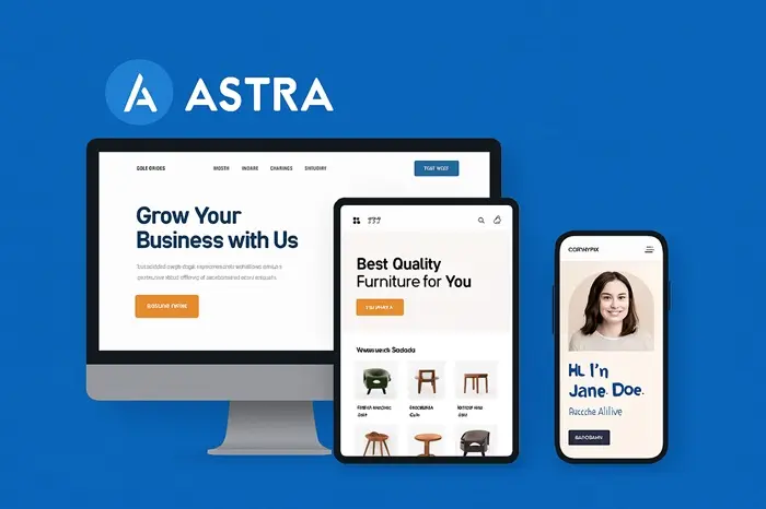 1000 دمو قالب آسترا + 300 دمو فارسی یونی آسترا