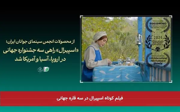 فیلم کوتاه اسپیرال در سه قاره جهانی