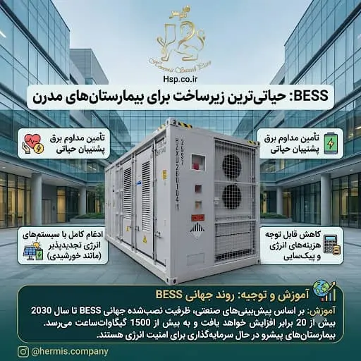 کاربرد سیستم BESS برای بیمارستانها