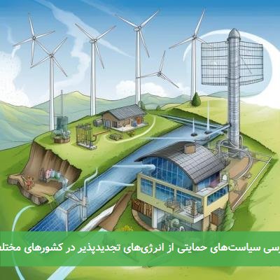 بررسی سیاستهای حمایتی از انرژیهای تجدیدپذیر در کشورهای مختلف