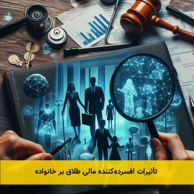 تأثیرات افسردهکننده مالی طلاق بر خانواده